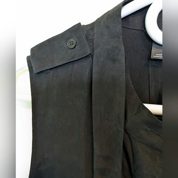 Vintage Club Monaco Black Sleeveless Dress - Picture 3 of 8